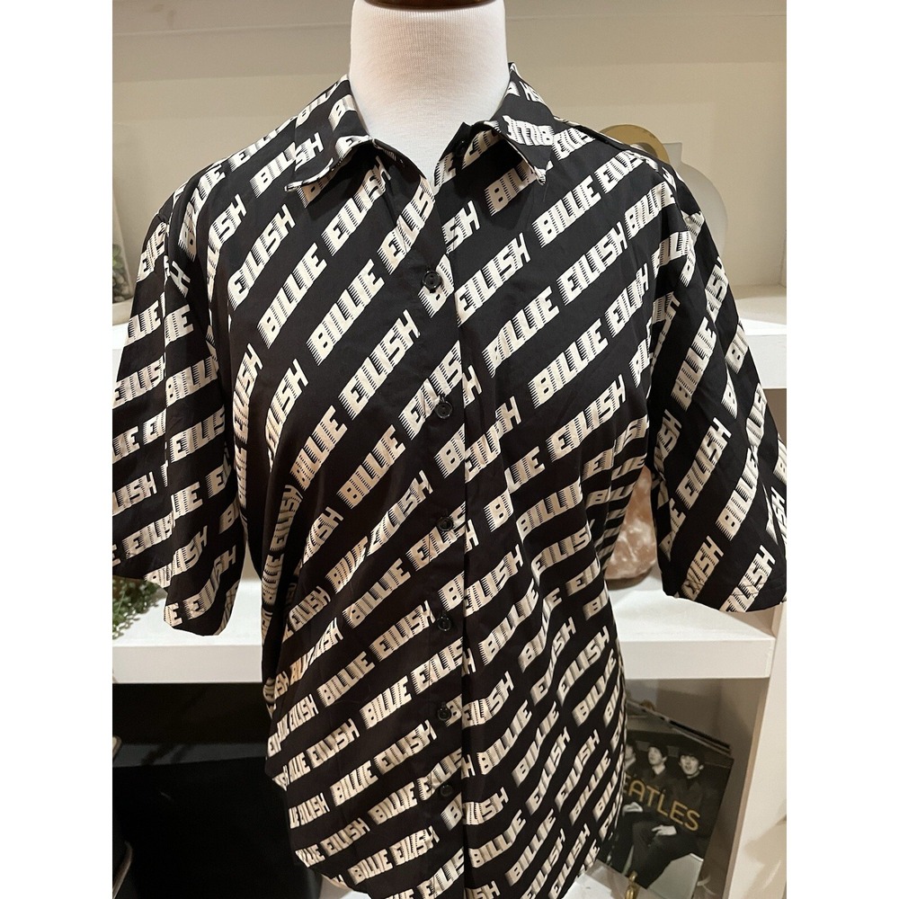 Billie Eilish Hit Me Hard Shirt Black Size Small Divided Unisex